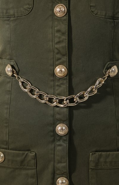 Платье BALMAIN хаки цвета по цене 118500 руб., арт. TF16070/C195, фото 5 Платье BALMAIN, арт. TF16070/C195, фото 5