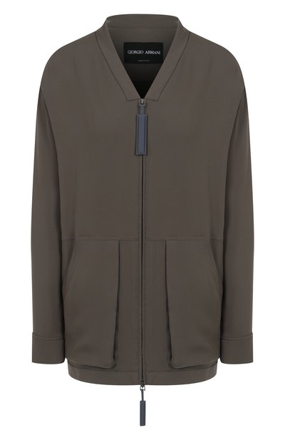 Женская шелковая куртка GIORGIO ARMANI, арт. GW000757/TE10814
