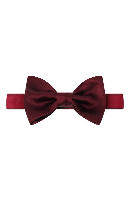 Шелковый галстук-бабочка Kiton UPAPC0720205 Бордовый UPAPC0720205
