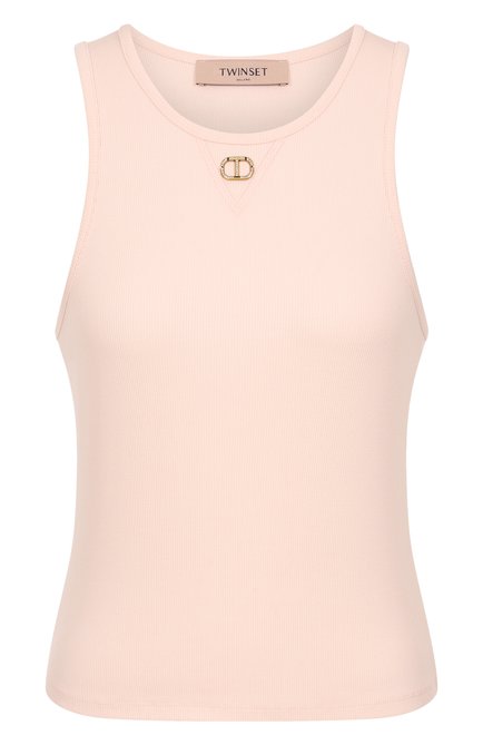 Женская хлопковая майка TWINSET, арт. 251TP2550