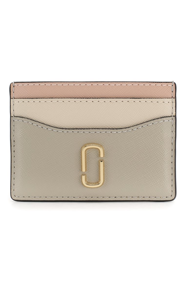 Женский кожаный футляр для кредитных карт snapshot  MARC JACOBS (THE) кремового цвета, арт. M0014302 | Фото 1 (Статус п�роверки: Проверена категория; Материал: Натуральная кожа; Нос: Не проставлено)
