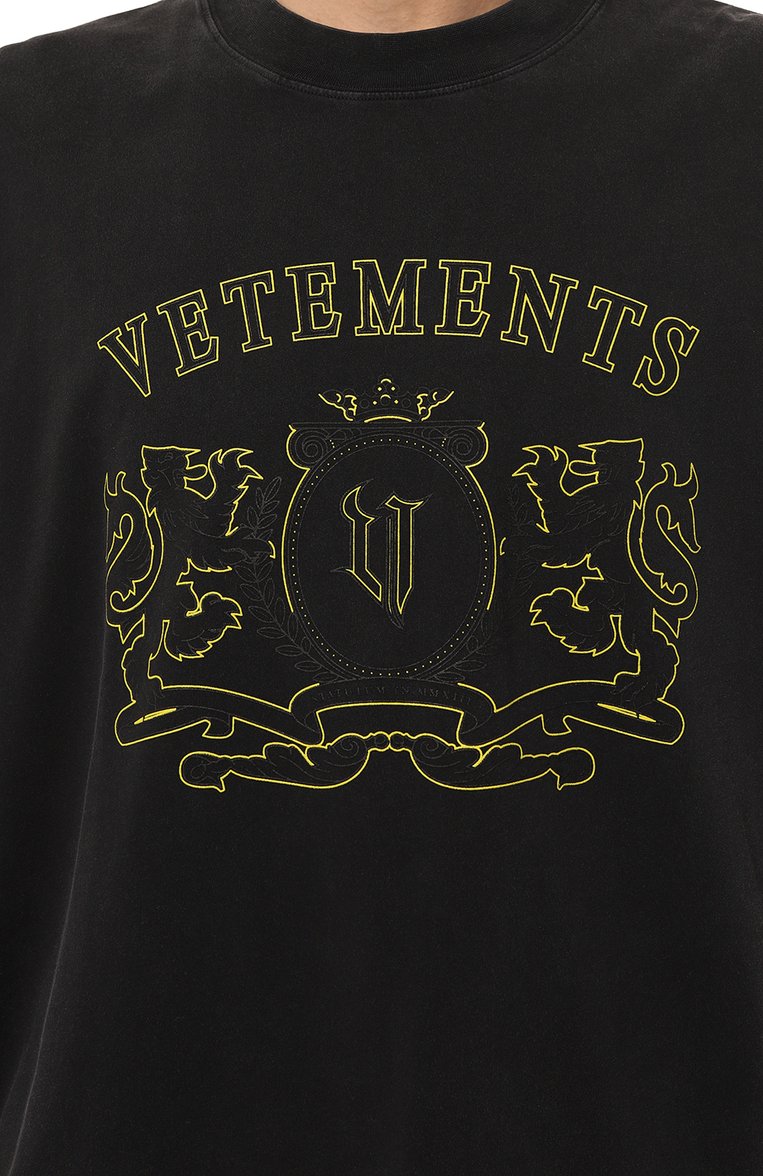 Хлопковая футболка VETEMENTS, арт. UE64TR410BY, фото 1