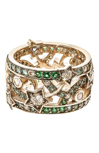 Женское кольцо small stars QUEENSBEE, арт. 101379