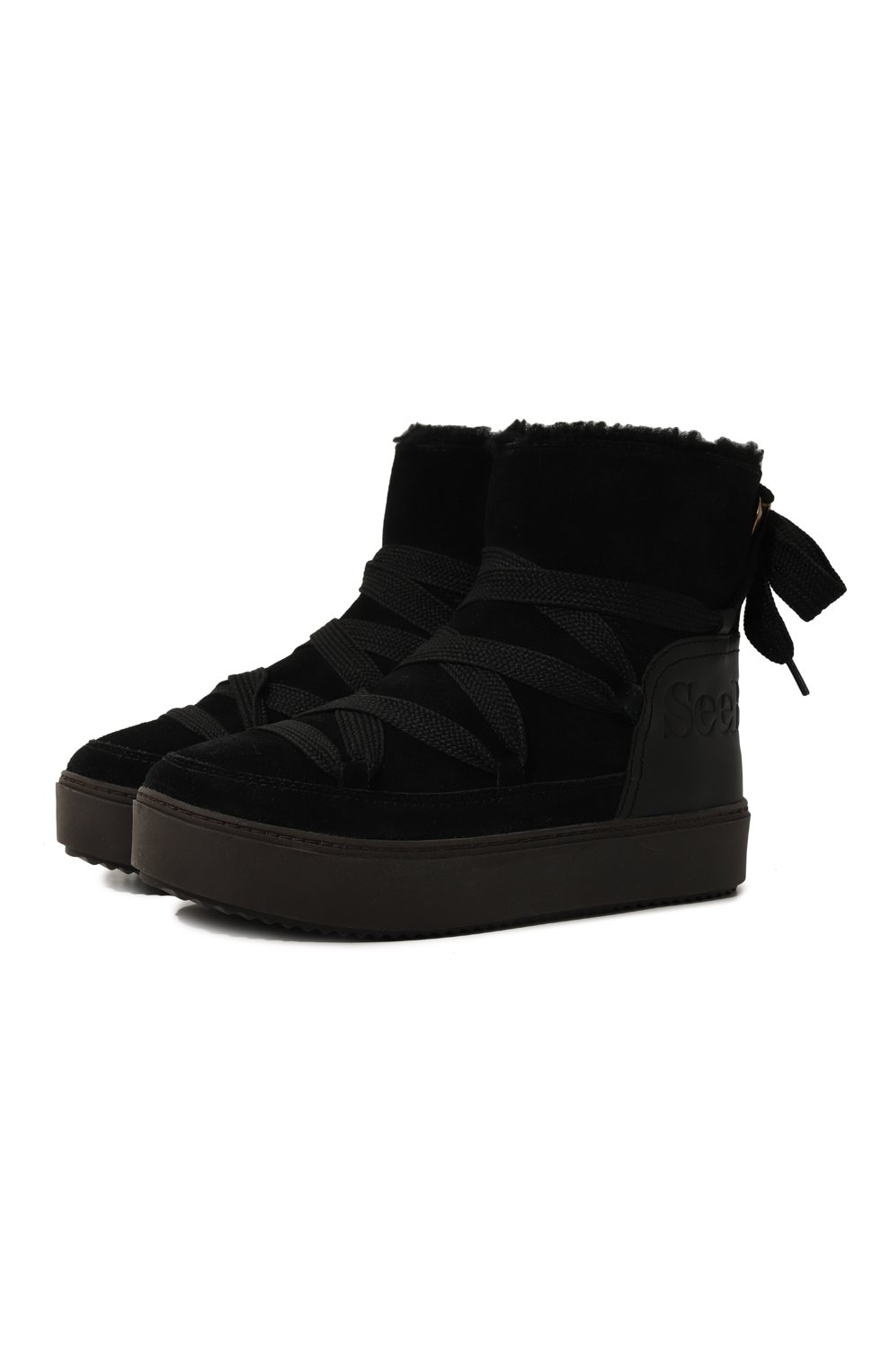 Замшевые полусапоги SEE BY CHLOÉ, арт. SB35151A14295001, фото 1