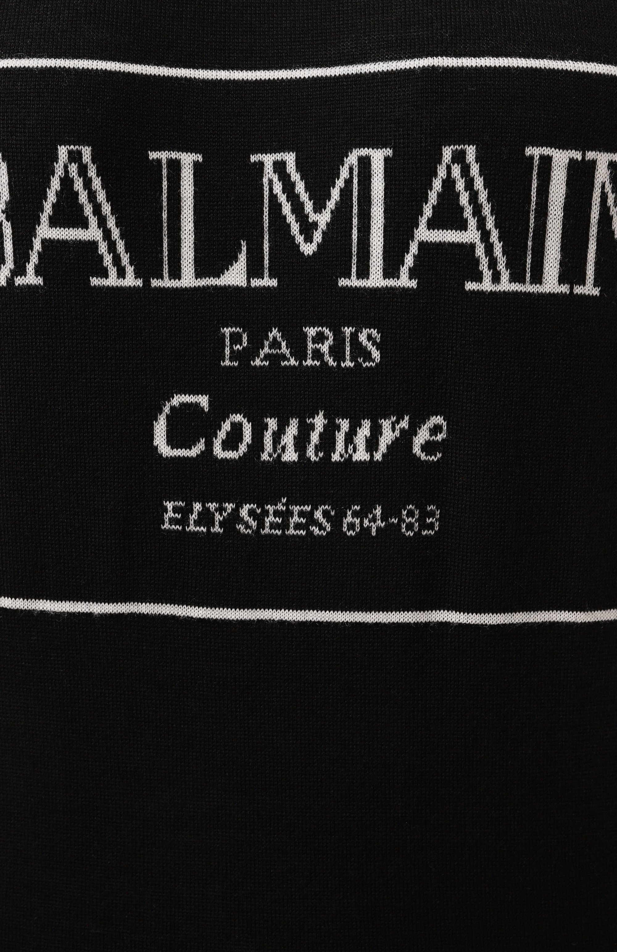 Шерстяной пуловер BALMAIN, арт. EF1KA115/KH87, фото 6