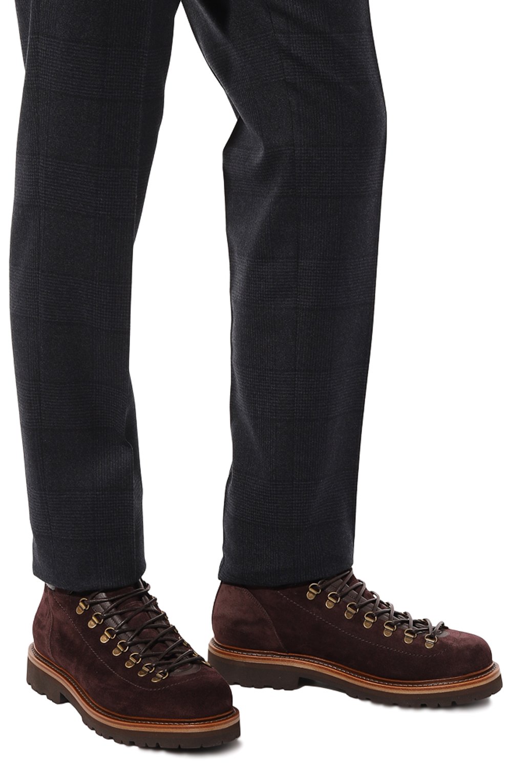 Замшевые хайкеры mountain BRUNELLO CUCINELLI, арт. MZUPEB2208, фото 3