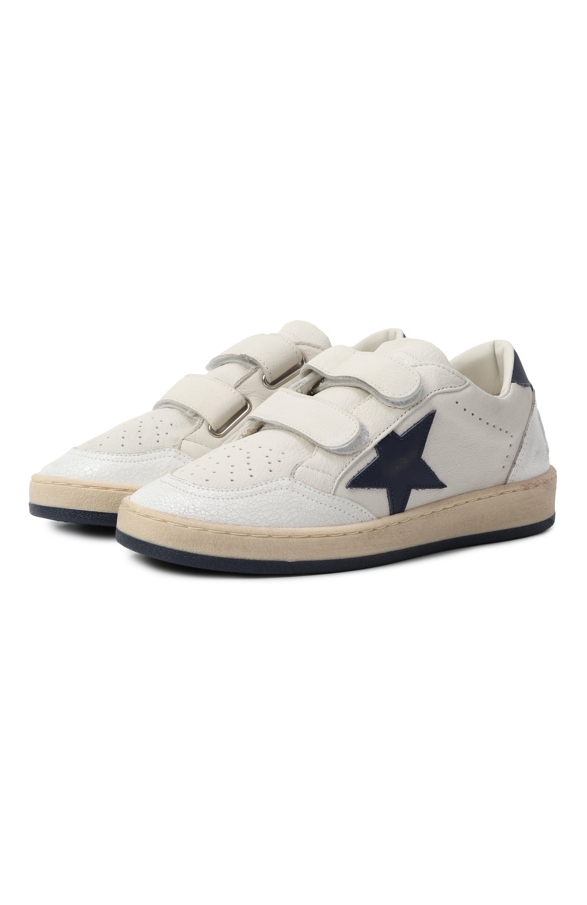 Кожаные кеды ball star GOLDEN GOOSE DELUXE BRAND, арт. GTF00501.F006805, фото 1
