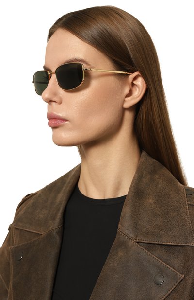 Солнцезащитные очки RAY-BAN золотого цвета по цене 19800 руб., арт. 3732-001/31, фото 2 Солнцезащитные очки RAY-BAN, арт. 3732-001/31, фото 2