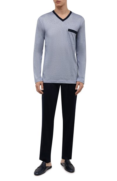 Пижама из хлопка и шелка ZIMMERLI, арт. 3417-95402, фото 1