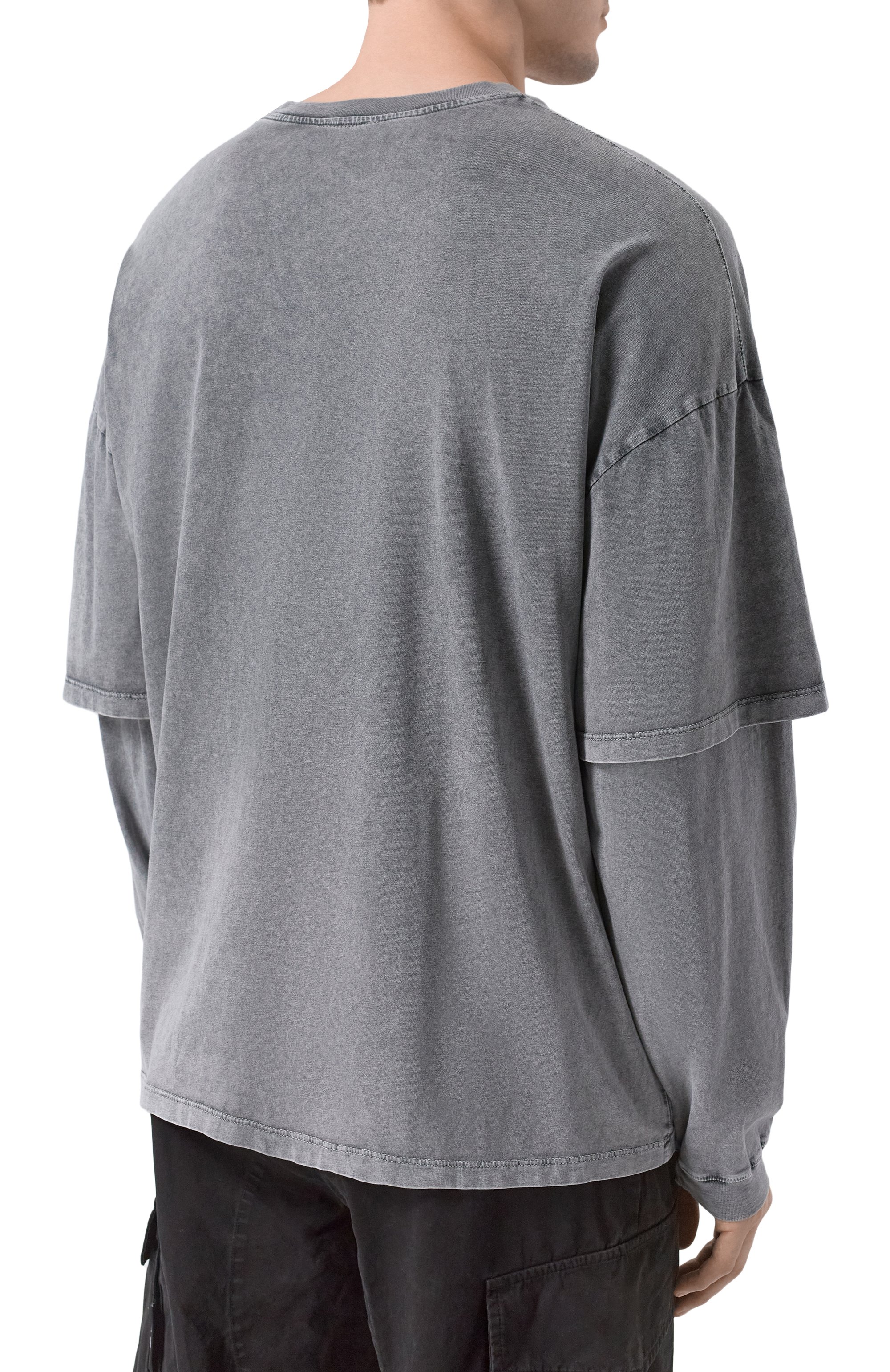 Хлопковый лонгслив DIEGO VENTURINO, арт. DVTSMLCC00L, фото 4