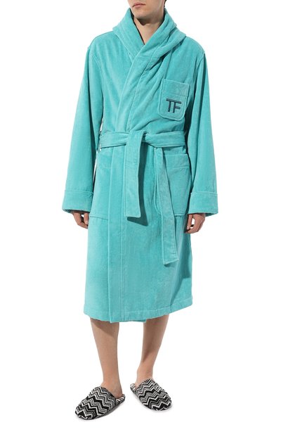 Хлопковый халат TOM FORD, арт. RHL001/FMC031S23, фото 3