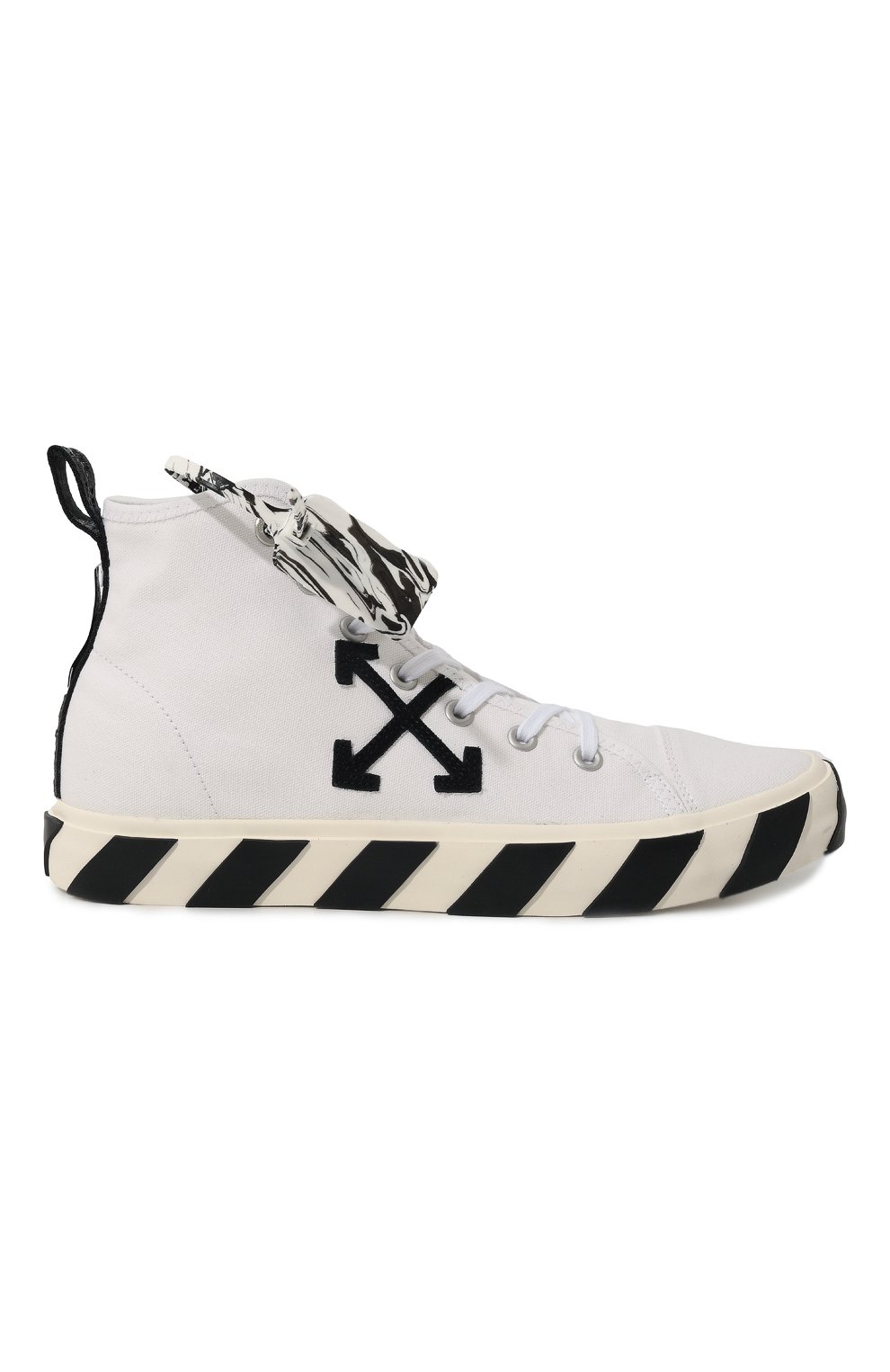 Текстильные кеды vulcanized OFF-WHITE, арт. 0MIA119F21FAB0010110, фото 7