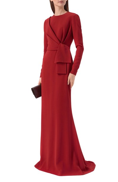 Платье из шелка и вискозы ELIE SAAB, арт. D0680NS25/CD003, фото 2