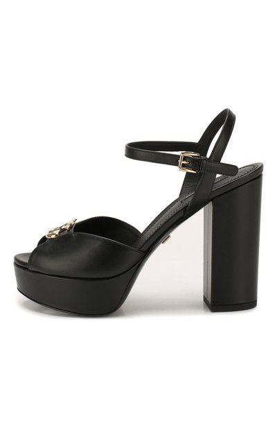 Кожаные босоножки DOLCE & GABBANA, арт. CR0965/AX387, фото 3