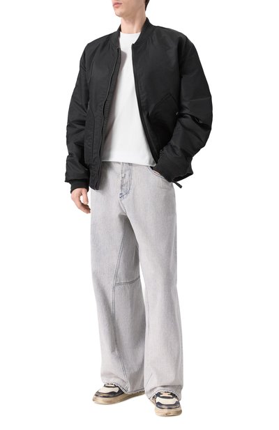 Хлопковая футболка MSGM белого цвета по цене 19250 руб., арт. 4040MM118D/267002, фото 2 Хлопковая футболка MSGM, арт. 4040MM118D/267002, фото 2