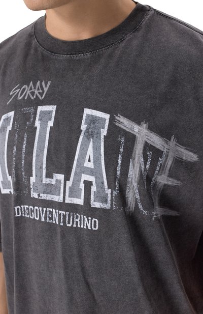 Хлопковая футболка DIEGO VENTURINO, арт. DVTS0LATE, фото 5