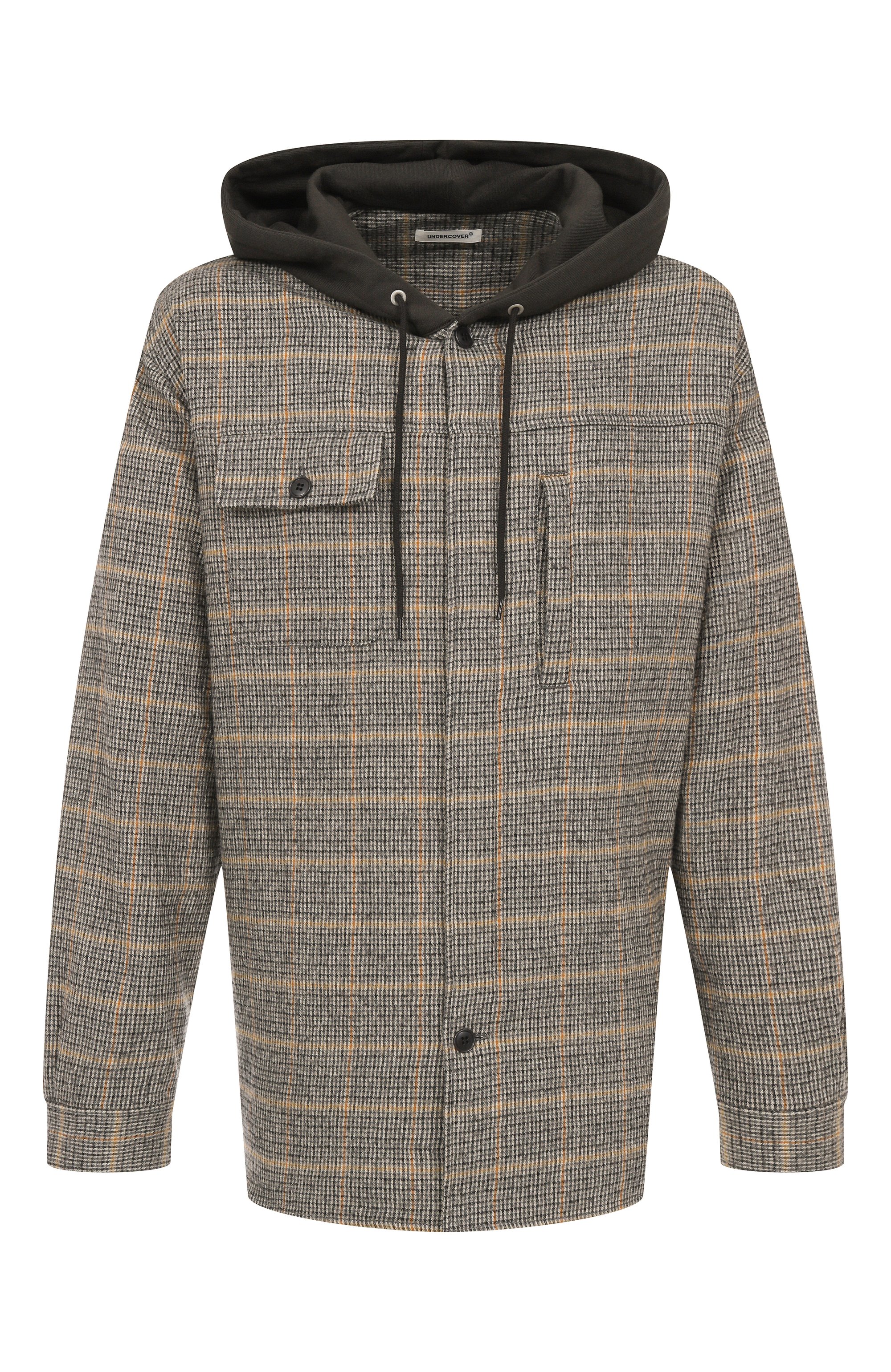 Рубашка из хлопка и шерсти UNDERCOVER, арт. UP2E4407-1, фото 1