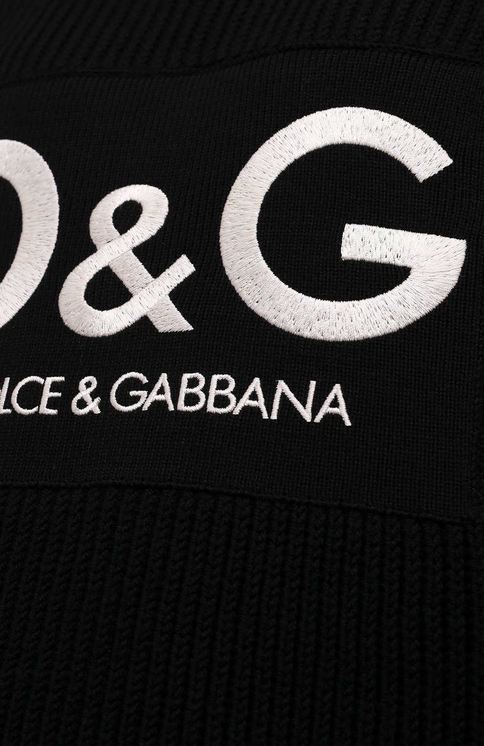Шерстяной свитер DOLCE & GABBANA черного цвета по цене 108500 руб., арт. FX243Z/JBVG5, фото 5 Шерстяной свитер DOLCE & GABBANA, арт. FX243Z/JBVG5, фото 5