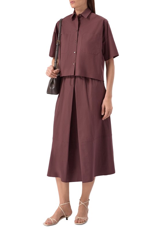 Хлопковая рубашка Antonelli Firenze J2301Q/135B Коричневый  J2301Q/135B Фото 2