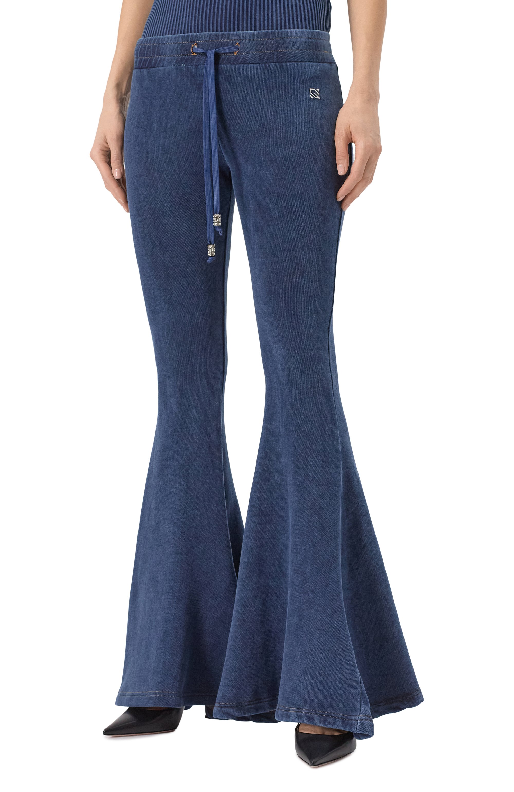 Хлопковые брюки GIUSEPPE DI MORABITO синего цвета по цене 79950 руб., арт. 04SSPA090T 04430, фото 3 Хлопковые брюки GIUSEPPE DI MORABITO, арт. 04SSPA090T 04430, фото 3