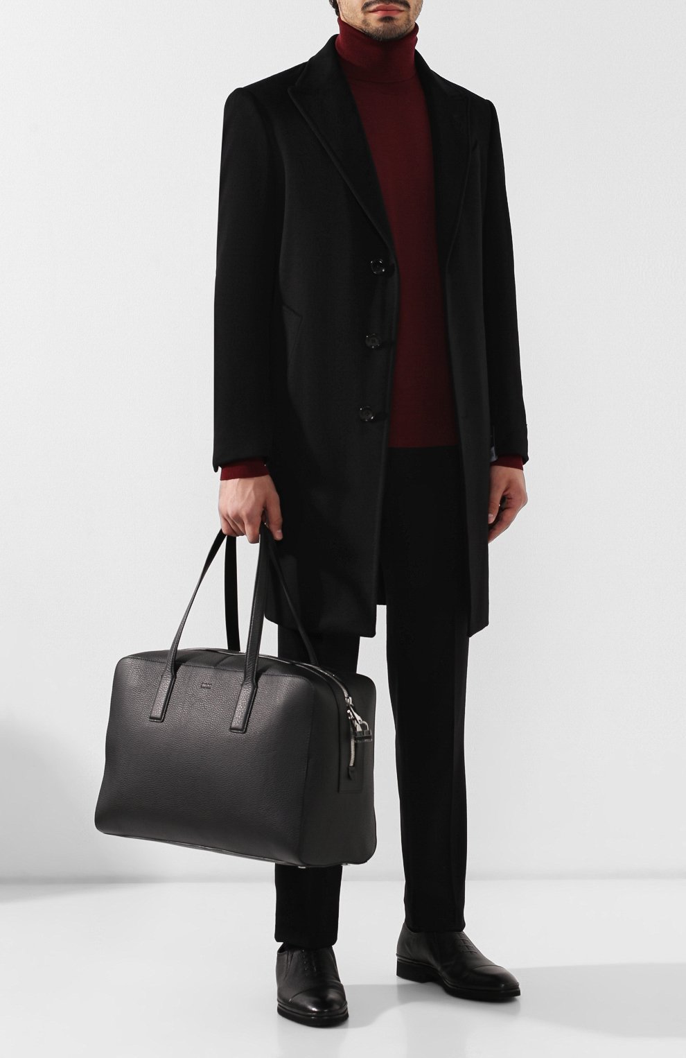 Кожаная дорожная сумка BOSS, арт. 50390381, фото 2