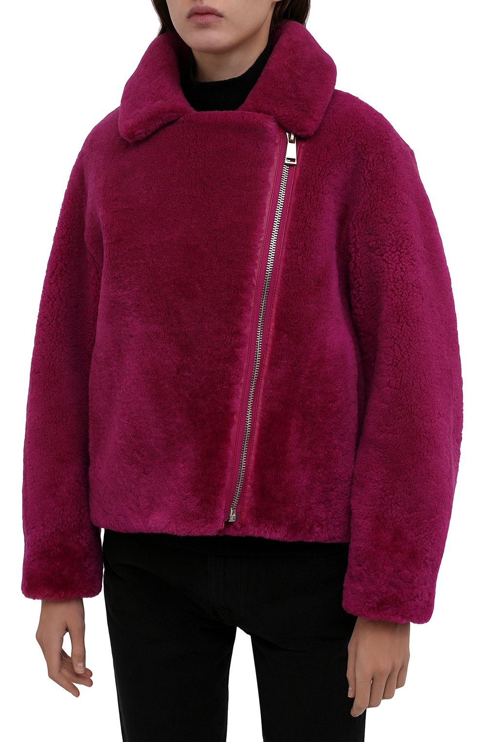 Шуба из овчины METEO YVES SALOMON, арт. 22WMV60055MERC, фото 3