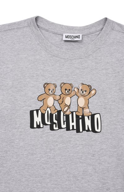 Хлопковая футболка MOSCHINO, арт. HUM05P/LAA23_001, фото 3