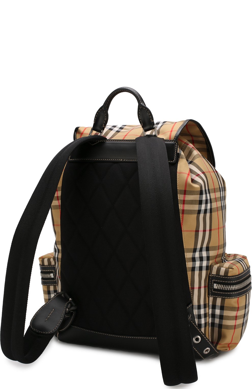 Текстильный рюкзак в клетку vintage check BURBERRY, арт. 4077392, фото 3