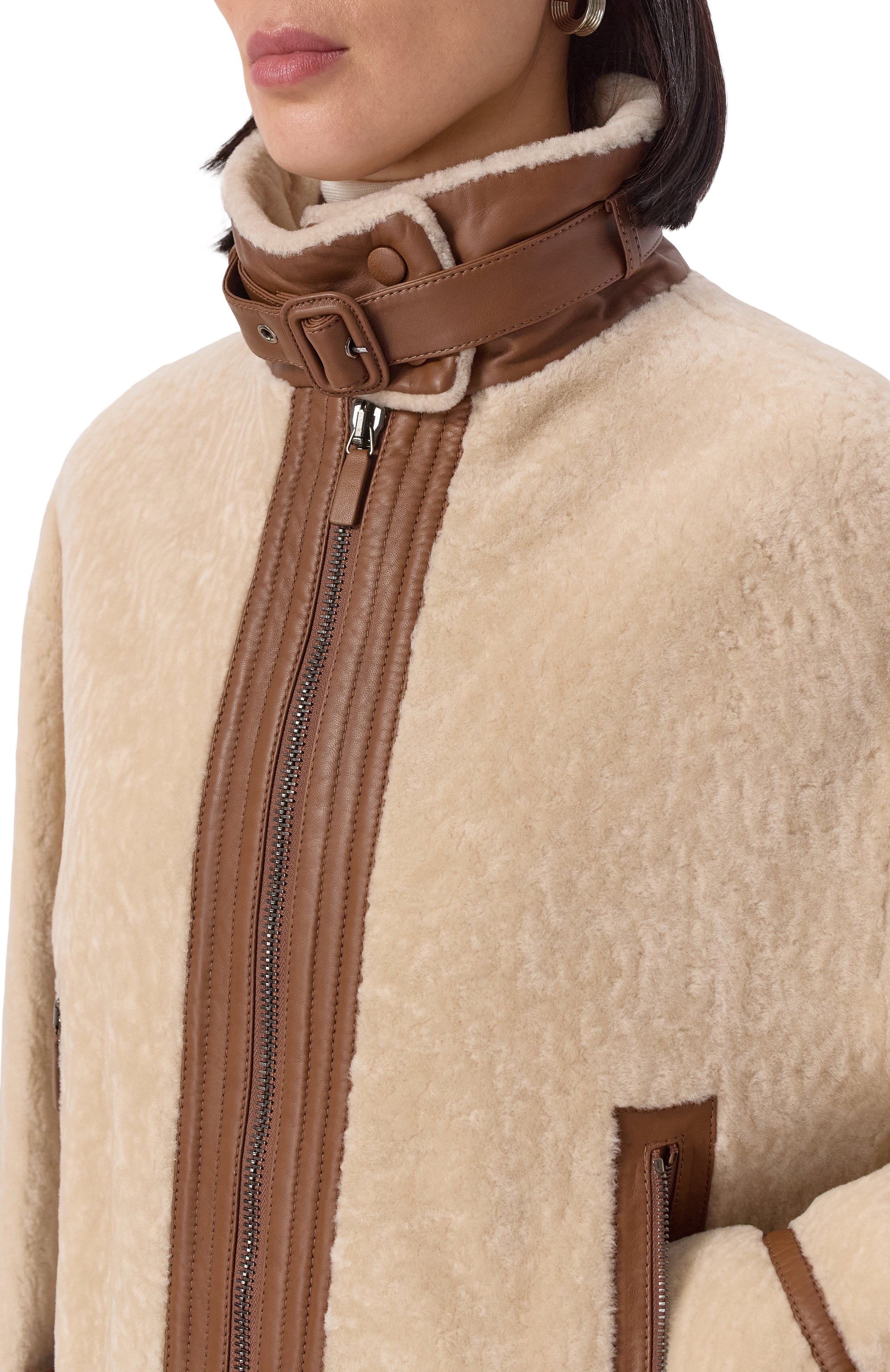 Утепленная дубленка из овчины GIORGIO ARMANI, арт. GW002046/AF19600, фото 5