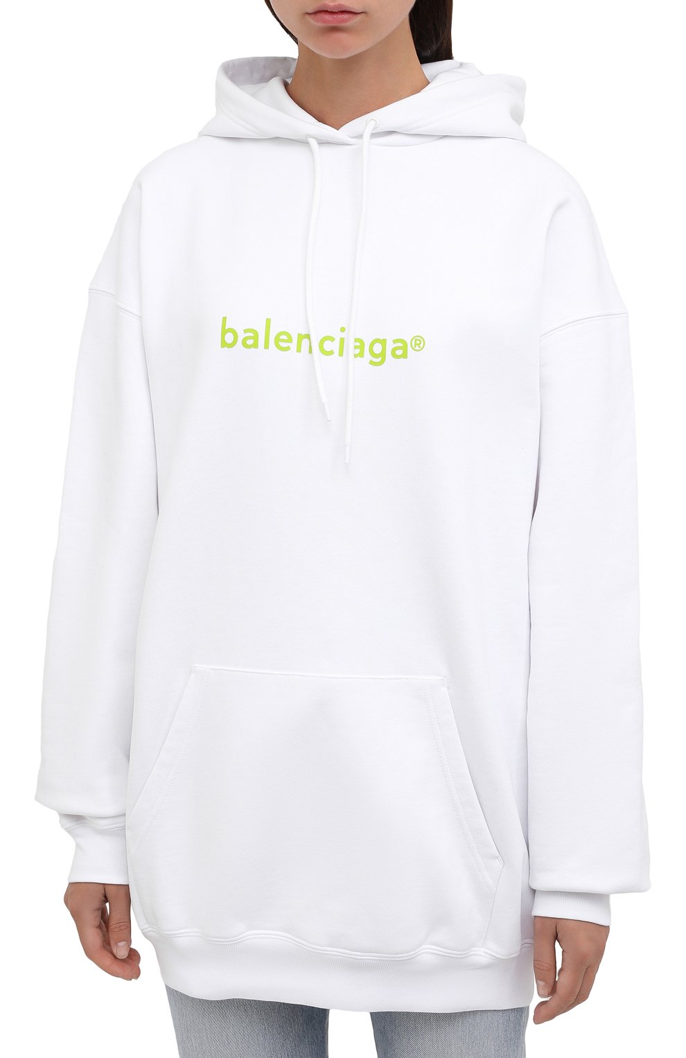 Хлопковое худи BALENCIAGA, арт. 578135/TIV55, фото 3