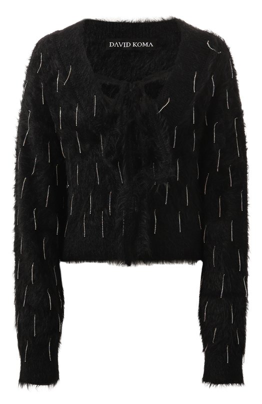Кардиган David Koma PF24DKKN02T Чёрный PF24DKKN02T