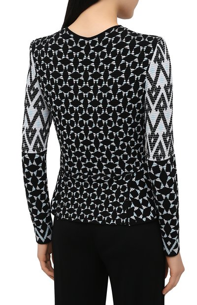 Жакет из вискозы GIORGIO ARMANI черного цвета по цене 371500 руб., арт. 3KAG02/AM17Z, фото 4 Жакет из вискозы GIORGIO ARMANI, арт. 3KAG02/AM17Z, фото 4