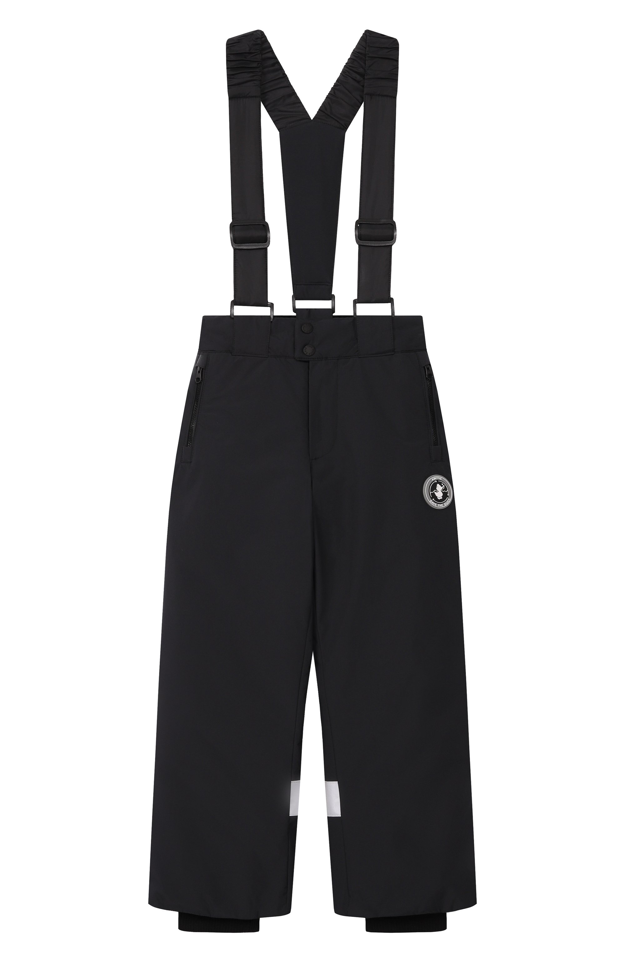 Утепленные брюки SAVE THE DUCK черного цвета по цене 20800 руб., арт. PP1506X/ENU/LEAF21, фото 1 Утепленные брюки SAVE THE DUCK, арт. PP1506X/ENU/LEAF21, фото 1