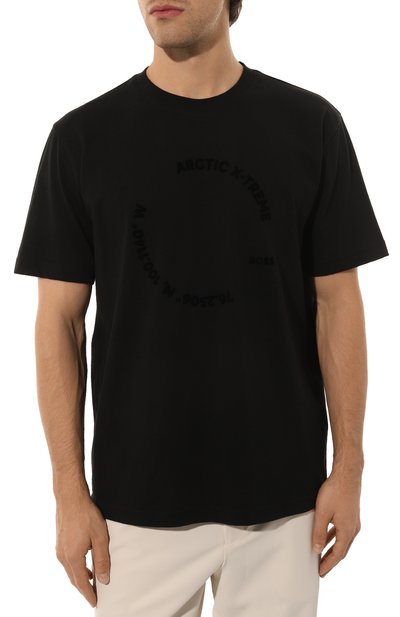 Хлопковая футболка BOSS GREEN, арт. 50525165, фото 3