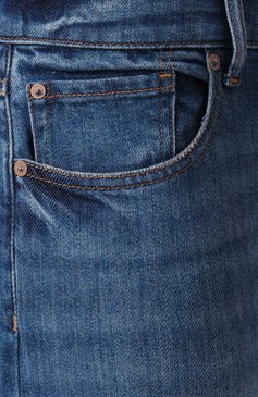 Мужские джинсы 7 FOR ALL MANKIND синего цвета, арт. JSMWE150GU | Фото 6 (Длина (брюки, джинсы): Стандартные; Кросс-КТ: Деним; Материал внешний: Деним, Хлопок; Силуэт М (брюки): Прямые; Детали: Делаве; Стили: Кэжуэл, Повседневный)