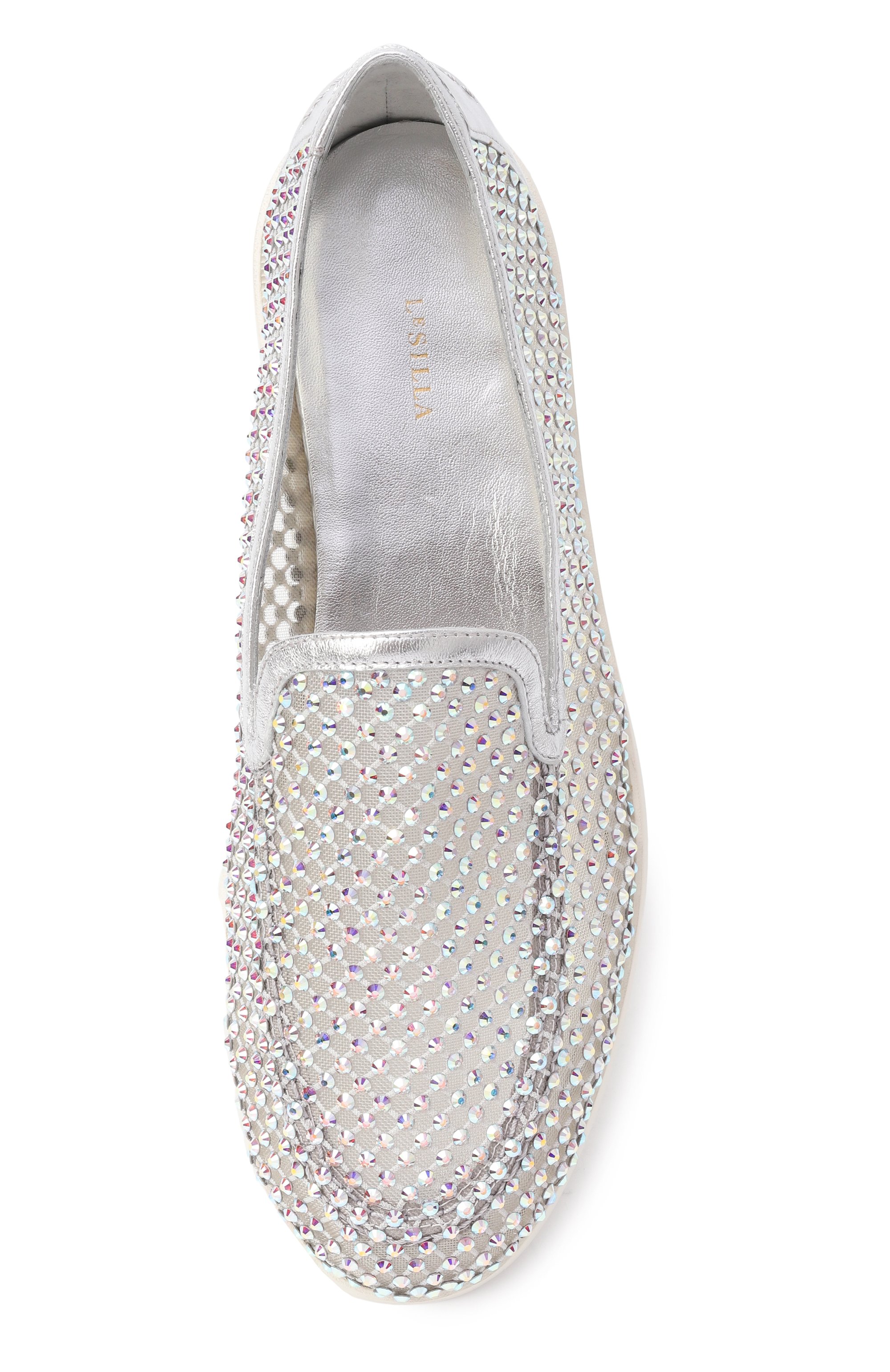 Текстильные лоферы gilda LE SILLA, арт. 6123Y020MGPPGRE/982, фото 6