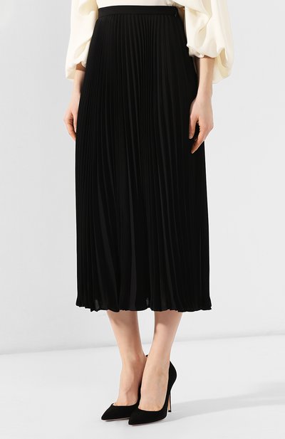 Плиссированная юбка VALENTINO, арт. RB0RA4M51MH, фото 3