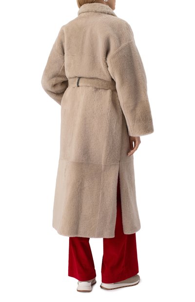 Двусторонняя шуба из овчины BRUNELLO CUCINELLI, арт. MPMRA9837, фото 4