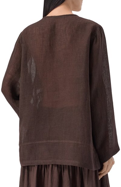 Льняная блузка MAURIZIO, арт. W08221081, фото 4