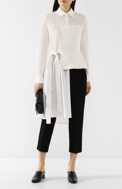 Хлопковая блузка YOHJI YAMAMOTO, арт. FZ-D54-802, фото 2