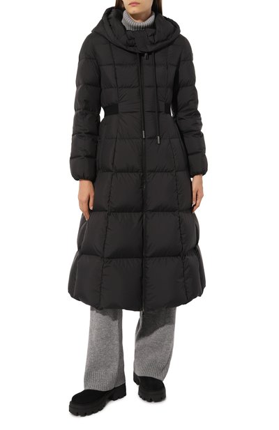 Пуховик faucon MONCLER черного цвета по цене 316000 руб., арт. 1C000.19/54A81, фото 3 Пуховик faucon MONCLER, арт. 1C000.19/54A81, фото 3