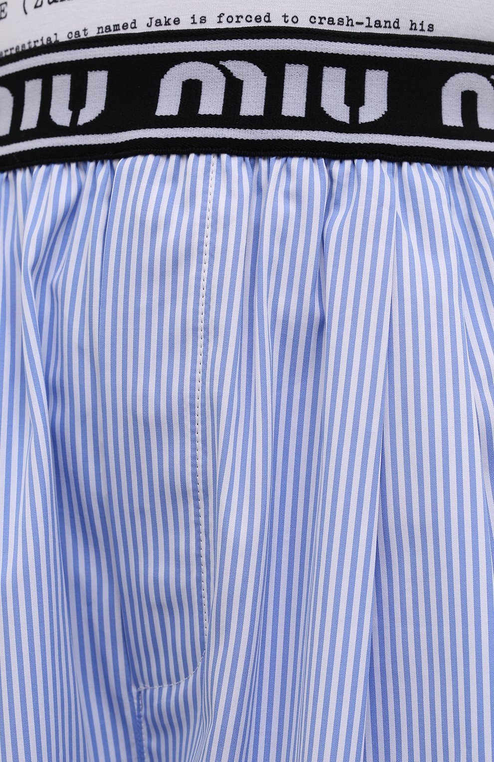 Хлопковые шорты MIU MIU, арт. MP1435-1YIN-F0076, фото 5