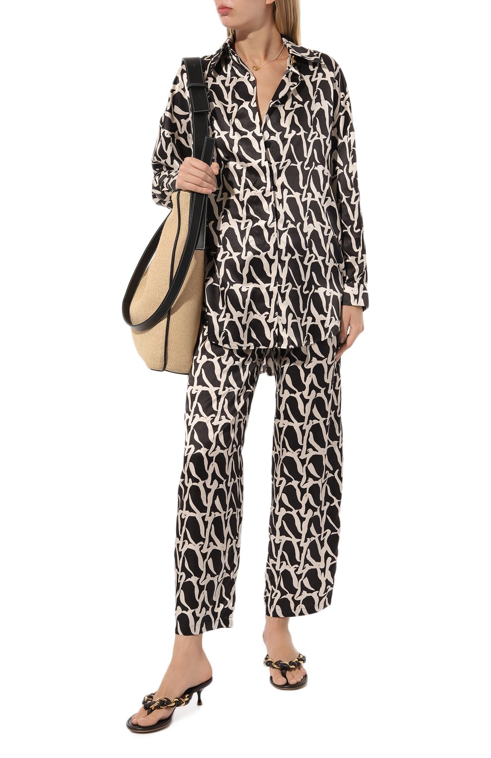 Брюки из вискозы и шелка AERON, арт. PA208/974, фото 2