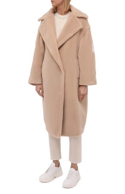 Шуба FORTE DEI MARMI COUTURE бежевого цвета по цене 61500 руб., арт. 21WF1565, фото 3 Шуба FORTE DEI MARMI COUTURE, арт. 21WF1565, фото 3