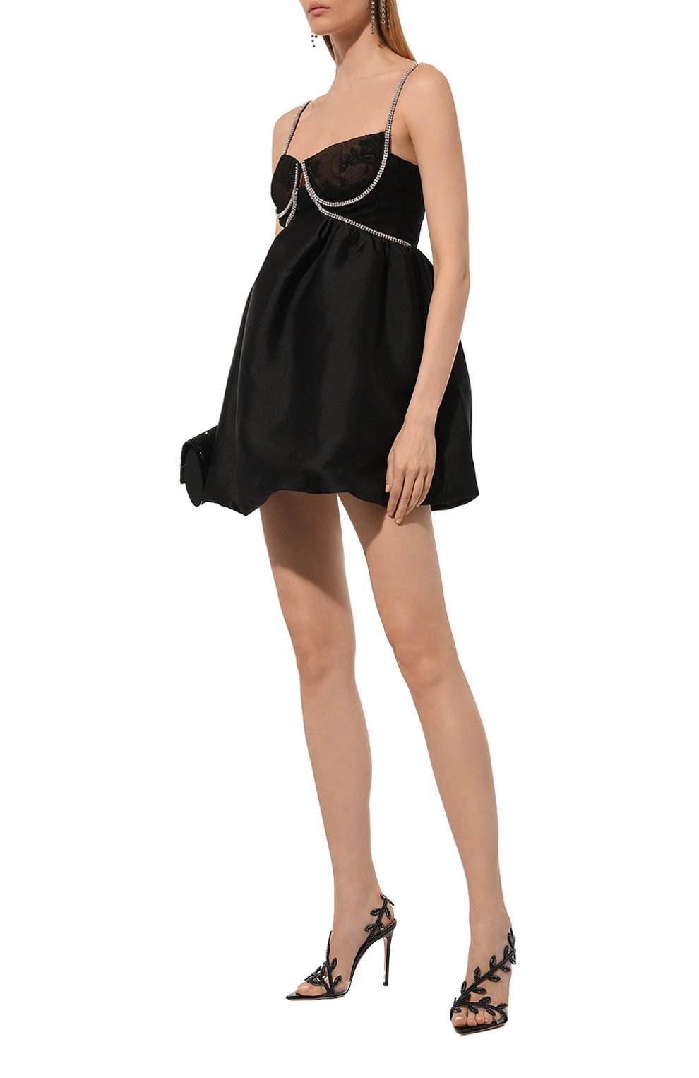 Комбинированные босоножки crystal flavia 105 GIANVITO ROSSI, арт. G32448.15RIC.GCUTRBB, фото 2