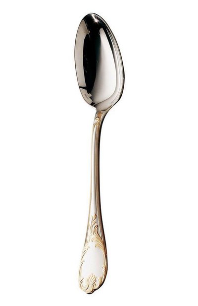 Ложка обеденная marly dp silver plated gold accent CHRISTOFLE, арт. 01238002