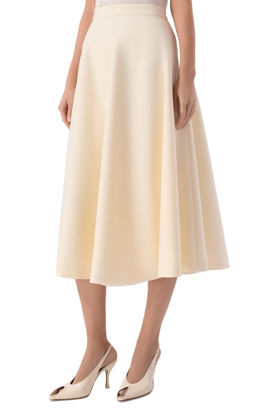 Шерстяная юбка Shervarli SK-26-0027 Кремовый  SK-26-0027 Фото 3