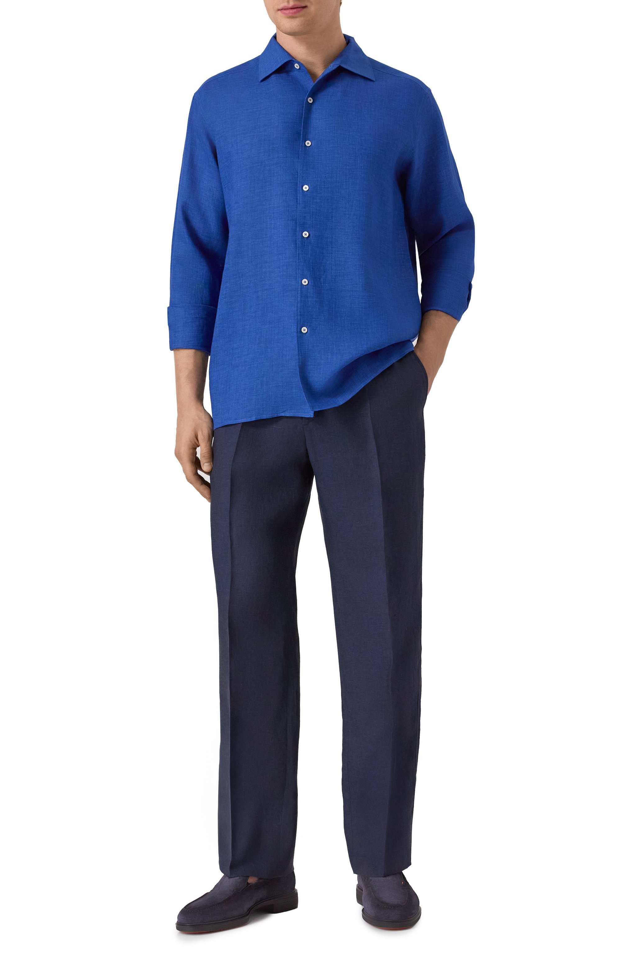 Льняные брюки BRIONI, арт. RP2Z0L-PB114, фото 2