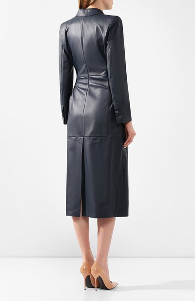 Кожаное пальто FENDI, арт. FPS804 NBA, фото 4