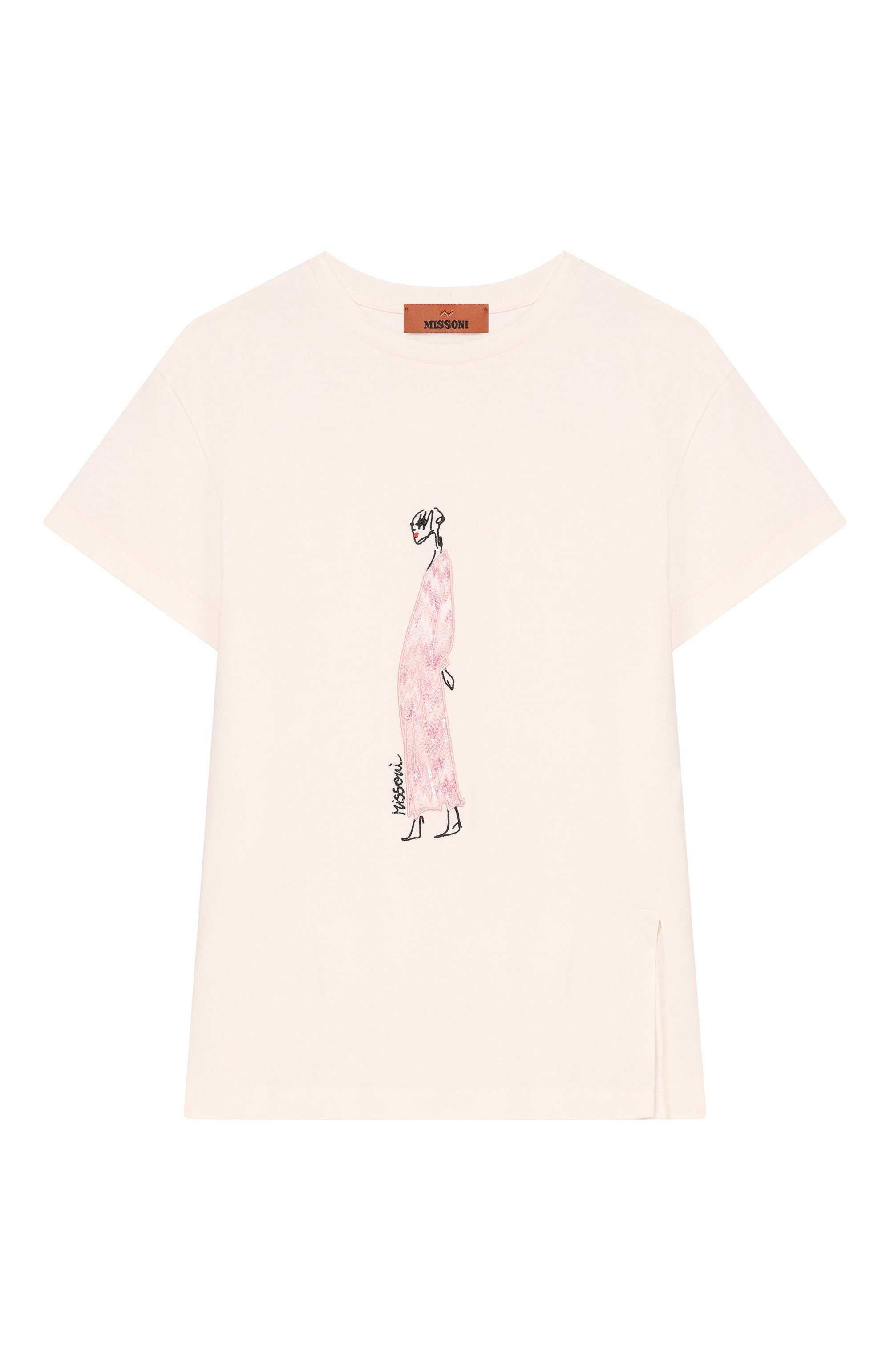 Хлопковая футболка MISSONI, арт. MY8B01/Z3672_001, фото 1